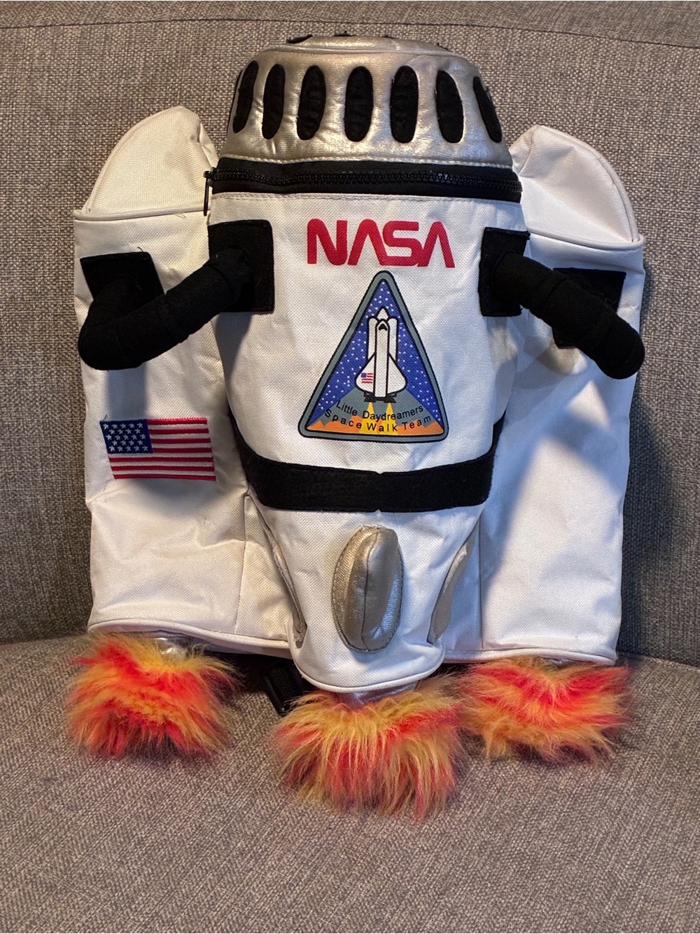 NASA Little Daydreamers Space Team Walk Rocket Backpack